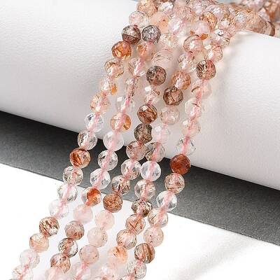 Natural Black Gold Rutilated Quartz Chips Beads Strands