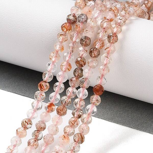 Natural Black Gold Rutilated Quartz Chips Beads Strands