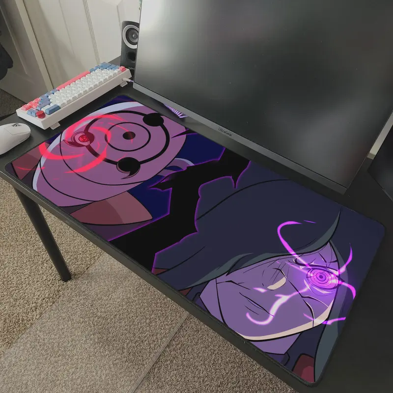 Obito Madara Naruto Anime Desk Mat Mousepad 31.5\