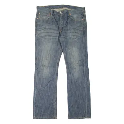 LEVI'S 527 REG Jeans Mens Blue Regular Bootcut Stone Wash W38 L34