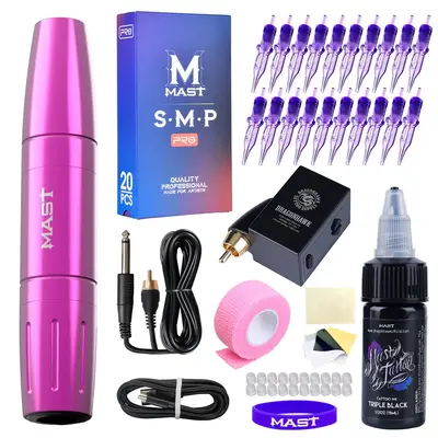 Mast Magi Rotary Battery Wireless Tattoo Kit for PMU SMP