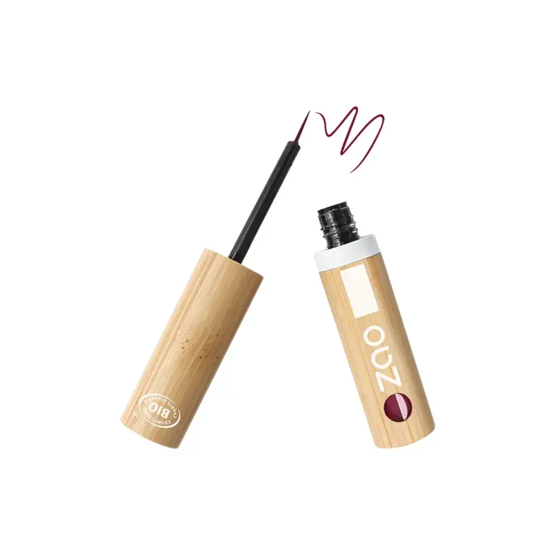 Zao Make Up Eyeliner Brush, 074 Plum (4.50 G)