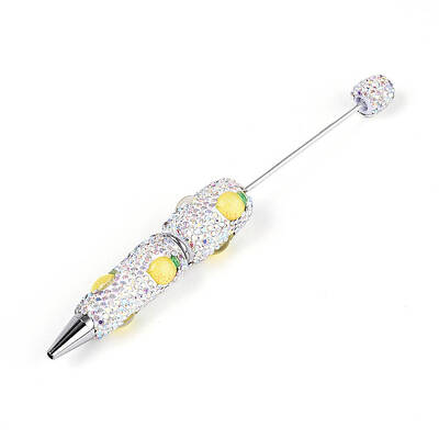 Resin & Polymer Clay Pave Rhinestone Ball-Point Pen