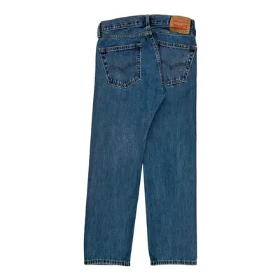 505 Levis Jeans - 32W 29L Blue Cotton