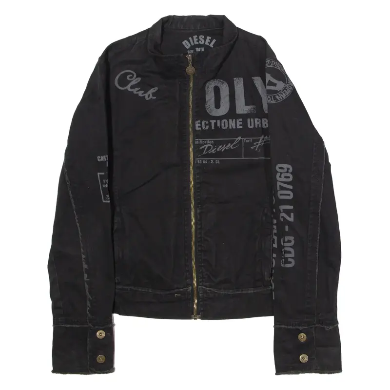 DIESEL Womens Lined Jacket Black XL