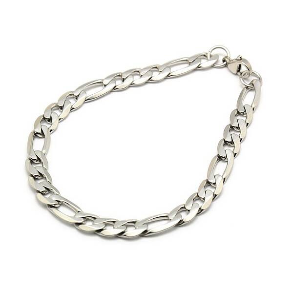 Tarnish Resistant Trendy 304 Stainless Steel Figaro Chain Bracelets