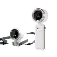 Foldable Handheld Turbo Fan, 5 Speeds, <36dB, 4000mAh Battery Operated, Up to 10 Working Hours, 3 IN 1 Hand Fans Rechargeable...