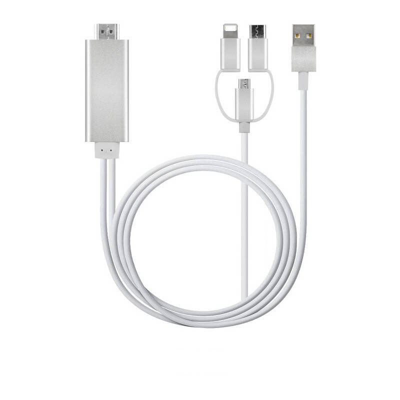 Cable converter adapter Charger For IOS and Androids to HDTV