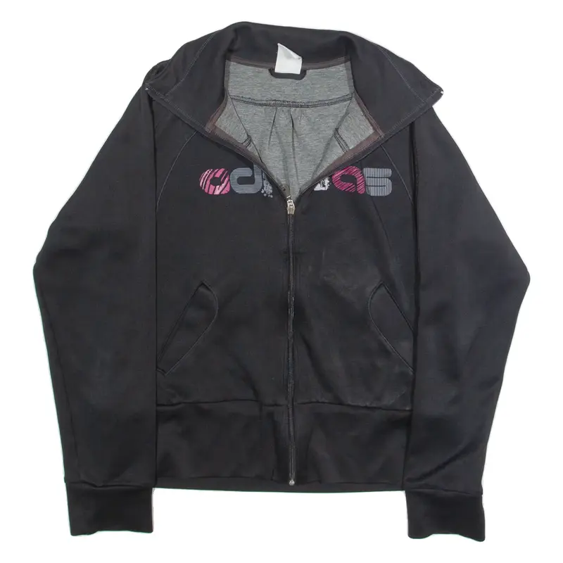ADIDAS Womens Track Jacket Black M