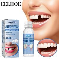 1/2/4pcs EELHOE Moldable Dental Gel Dentures Temporary Fillings Cavities and Teeth Fillings Temporary Tooth Filling Denture K...