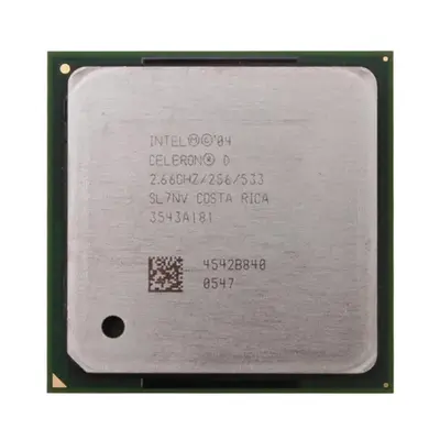 SL7NV Intel Celeron D 330 Single-Core 2.66GHz 533MHz FSB 256KB L2 Cache Socket PGA478 Processor