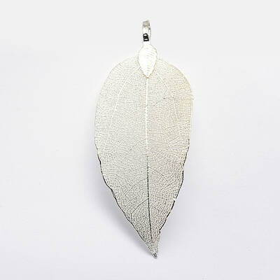 Brass Plated Natural Leaf Big Pendants