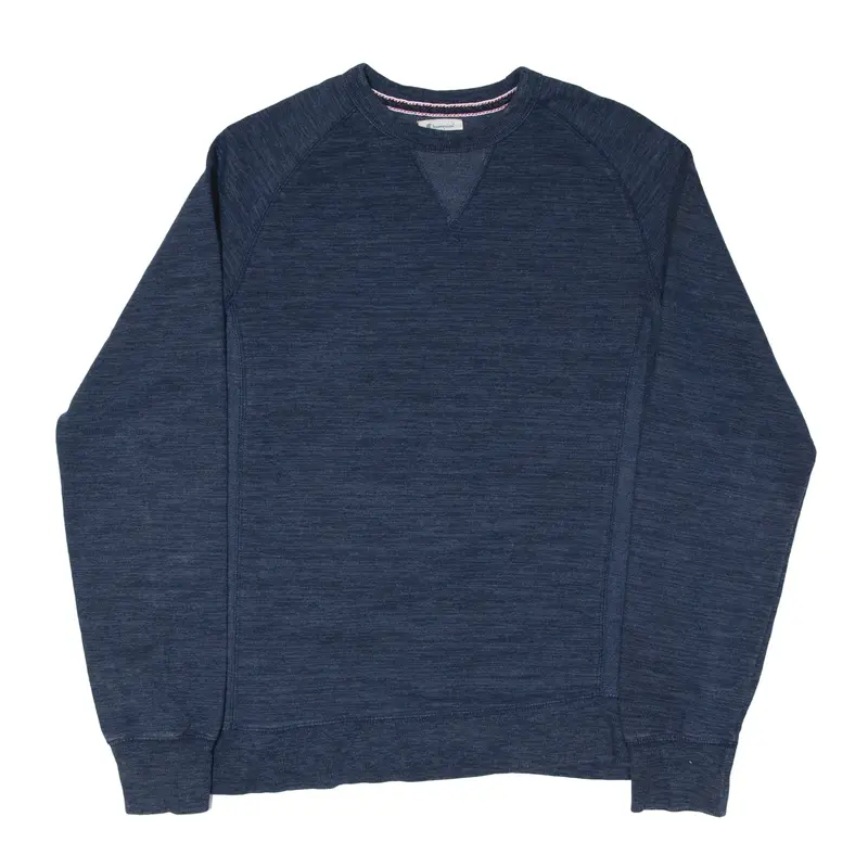 CHAMPION Sweatshirt Blue Crew Neck Mens S