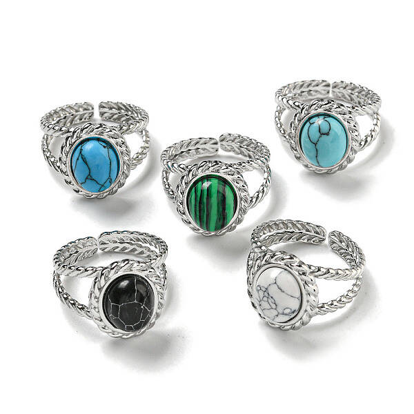 304 Stainless Steel Open Cuff Rings