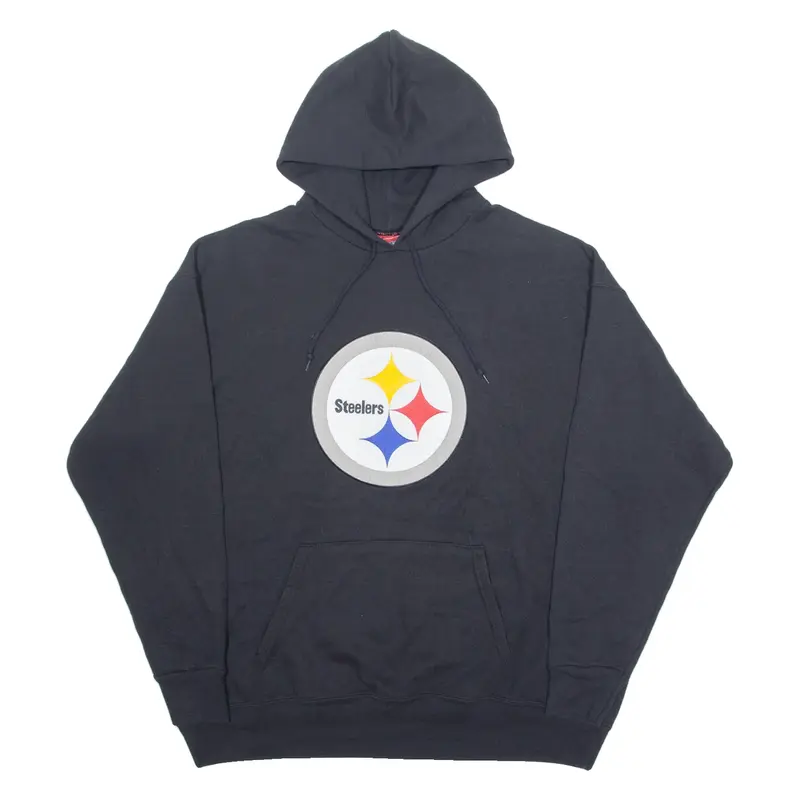 NFL Pittsburgh Steelers Mens Black Hoodie USA XL