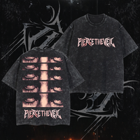 Retro Limited Pierce The Veil Heavy Metal Shirt, Unisex Oversize Rock Band Washed Heavyweight Cotton T-shirt, Gift For Rock M...