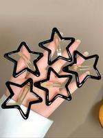 Star Shaped Hair Clips, Cute Hair Accessories for Women & Girls, Minimalist Headwear Suitable for Thick Hair, Fashion Hair Ac...