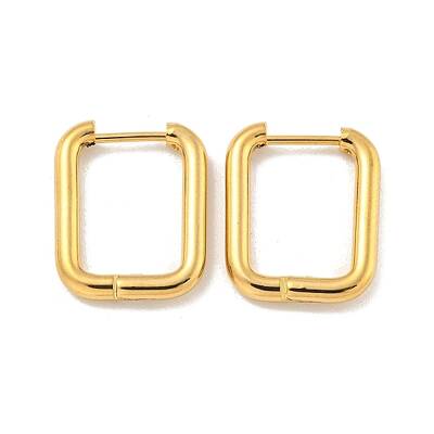 202 Stainless Steel Huggie Hoop Earrings