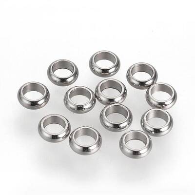 Tarnish Resistant 201 Stainless Steel Spacer Beads