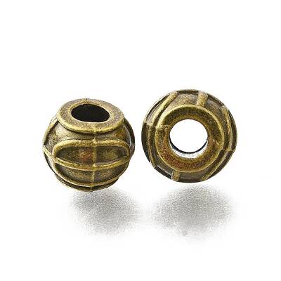 Tibetan Style Alloy European Beads