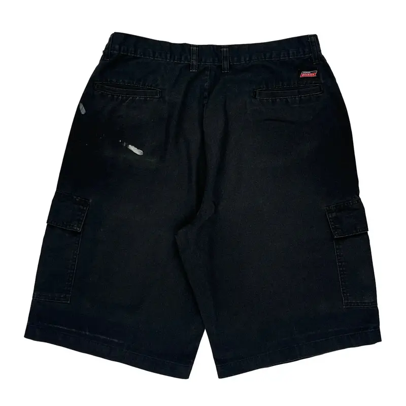 Dickies Cargo Shorts - 34W 12L Navy Cotton | Size: 34″ waist