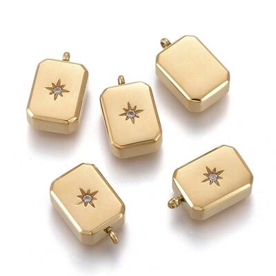 316 Surgical Stainless Steel Charms