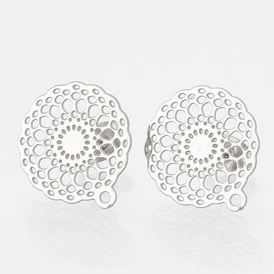 Non-Tarnish 304 Stainless Steel Stud Earring Findings