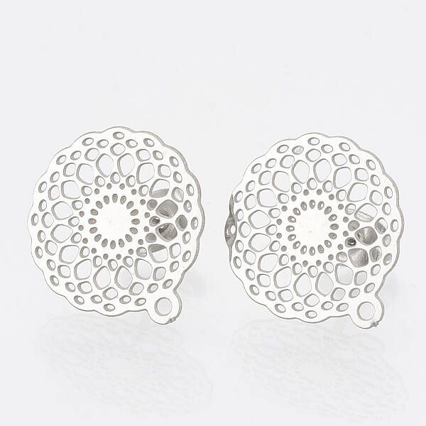 Non-Tarnish 304 Stainless Steel Stud Earring Findings