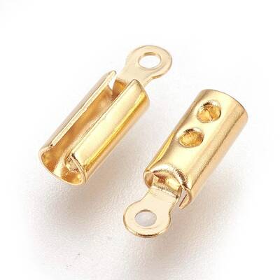 304 Stainless Steel Folding Crimp Ends