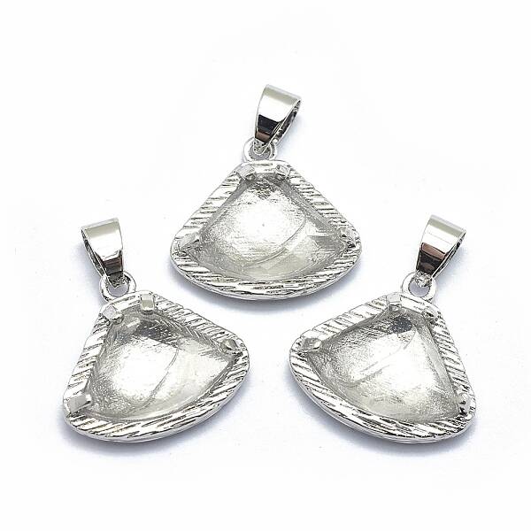 Natural Quartz Crystal Pendants