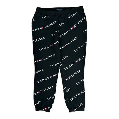 Tommy Hilfiger Slim Fit Joggers - Medium Black Cotton Blend
