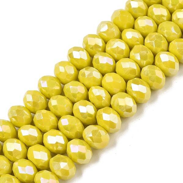 Electroplate Glass Beads Strands