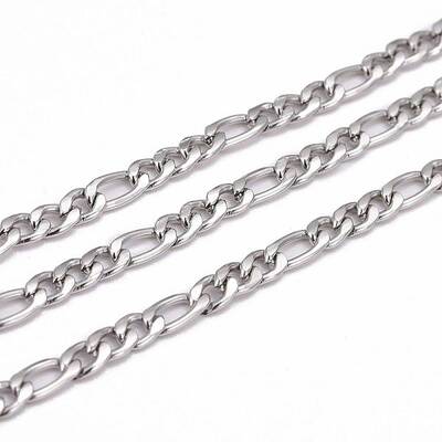Tarnish Resistant 304 Stainless Steel Mother-Son Chains