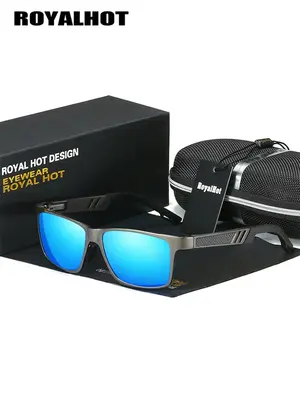 Polarized Sunglasses As Gift, Casual 2024 New Trendy Sunglasses for Outdoor Activities for Men & Women with Zipper Box & Clot...