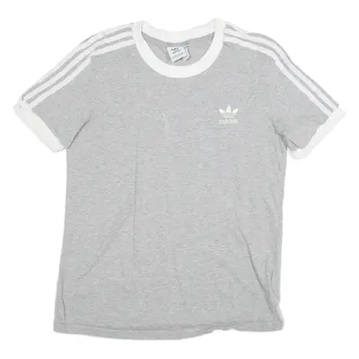 ADIDAS Womens T-Shirt Grey UK 14