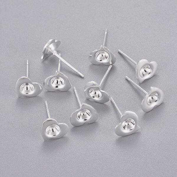 304 Stainless Steel Stud Earring Settings