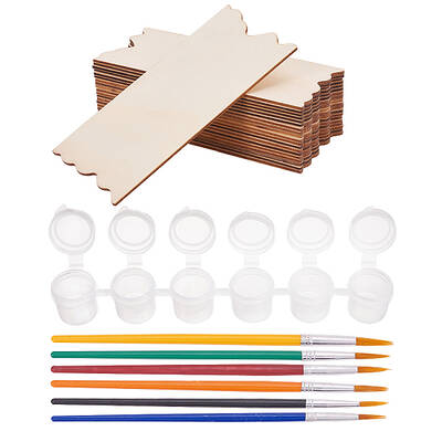 DIY Colored Drawing Wood Crafts