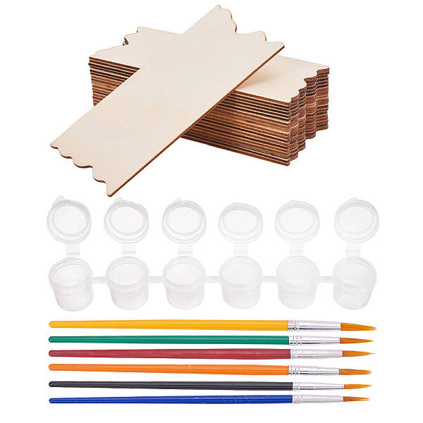 DIY Colored Drawing Wood Crafts