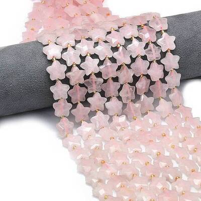 Natural Rose Quartz Beads Strands