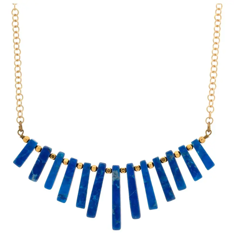 Mara Necklace - Blue Quartz