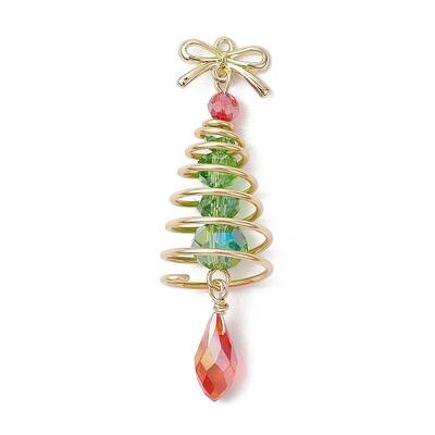 Christmas Theme Copper Wired Glass Pendants