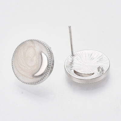Brass Stud Earring Findings
