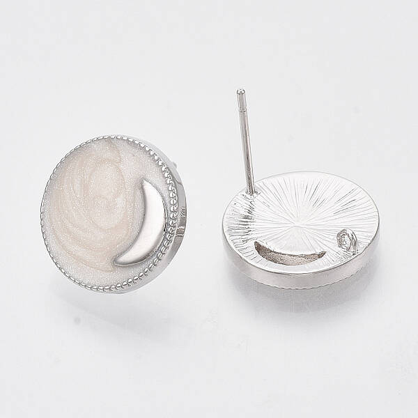 Brass Stud Earring Findings