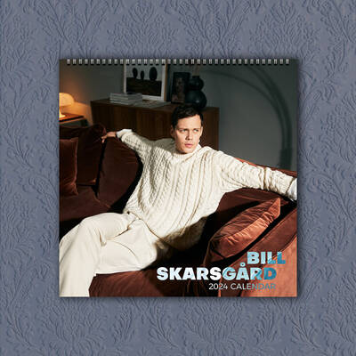 Bill Skarsgard Calendar 2024, Celebrity Calendar, Bill Skarsgard 2024 Wall Calendar