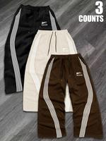 Men's Striped Print Waistband Jogger Pants, Casual Comfy Breathable Sweatpants for Daily Wear, Men's Trousers for All Seasons...