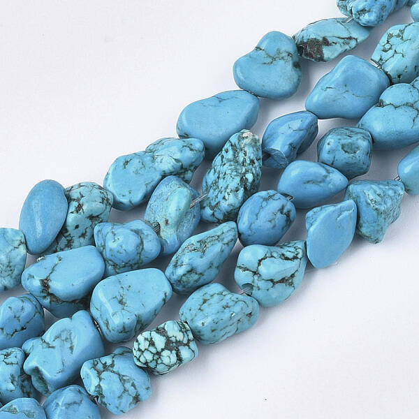 Synthetic Turquoise Beads Strands