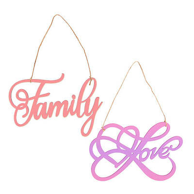 2 Sets 2 Styles Wood Cutouts Ornaments
