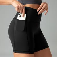 Colorfulkoala Women's No Front Seam Dreamlux Yoga Shorts 6\