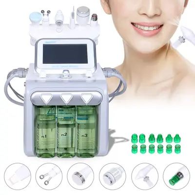 6 in 1 Water Dermabrasion Professional Hydro Dermabrasion Hydra Facial Skin Care Machine for Spa Salon Studio Home Use | SR-A...