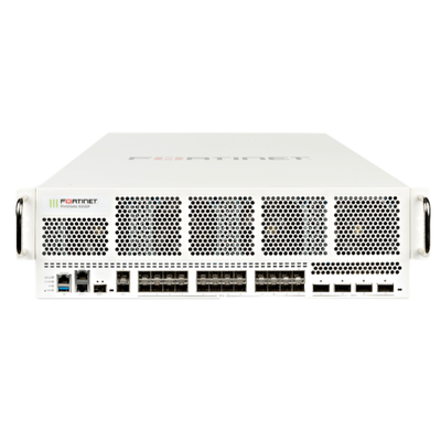 Fortinet FG-6300F | FortiGate 6000F Series 4 x Ports 100GBase-X + 24 x Ports SFP28 + 3 x Ports SFP+ + 2 x Ports 1GbE RJ-45 Ma...